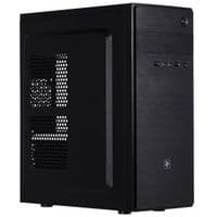 Корпус 2E ALFA (E185-400),БП 2E ATX400W, MidT,2xUSB2.0,1xUSB3.0, сталь(бок.), черный