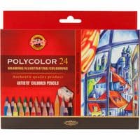Олівці кольорові Koh-i-Noor Polycolor художні 24 кольори (3834)