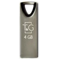Флеш-накопичувач USB 4GB T & G 117 Metal Series Black (TG117BK-4G)