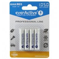 Аккумулятор everActive AAA/HR03 Ni-MH 1050mAh BL 4шт