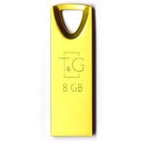 Флеш-накопичувач USB 8GB T & G 117 Metal Series Gold (TG117GD-8G)