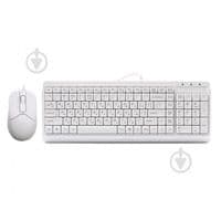 Комплект клавіатура та миша A4Tech (F1512 (White)