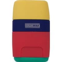 Точилка BUROMAX RUBBER TOUCH /великий, контейнер, гумка (BM.4771-1)