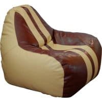 Пуф ПРИМТЕКС ПЛЮС кресло-груша Simba Sport H-2201/H-002 M Beige-Brown (Simba Sport H-2201/H-002 M)