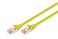 Патч-корд DIGITUS CAT 6 S-FTP, 1м, AWG 27/7, LSZH, желтый