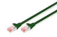 Патч-корд DIGITUS CAT 6 S-FTP, 1м, AWG 27/7, LSZH, зеленый