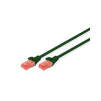 Патч-корд DIGITUS CAT 6 UTP, 0.5м, AWG 26/7, Cu, LSZH, зелений