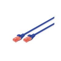 Патч-корд DIGITUS CAT 6 UTP, 0.5м, AWG 26/7, Cu, LSZH, синій