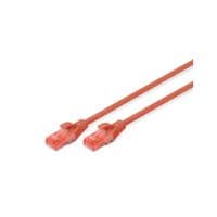 Патч-корд DIGITUS CAT 6 UTP, 5м, AWG 26/7, Cu, LSZH, червоний