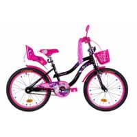 Велосипед Formula 20" Flower Premium рама-13" 2021 Black/Pink (OPS-FRK-20-135)