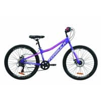 Велосипед Formula 24" FOREST DD рама-12,5" St 2020 фіолетово-білий з малиновим (OPS-FR-24-209)