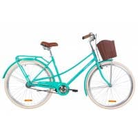 Велосипед Дорожник 28" COMFORT FEMALE рама-19,5" St 2020 бірюзовий, багажник + ко (OPS-D-28-163)