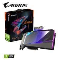 Видеокарта nVIDIA RTX 3090 24 ГБ DDR6X 384 бит Ядро: 1785 МГц Память: 19500 МГц Водяной блок GV-N3090AORUSX WB-24GD