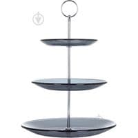Блюдо VIVA MONACO BLACK 3-х ярус.д/фрукт круг/25,20,15 см в уп. (S3020T/S3-Black)