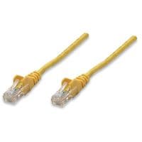 Патч корд UTP Cat.5e ( 7.5м желтый), Intellinet, Биметал, ССА