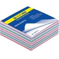 Бумага для заметок BUROMAX Zebra 90х90х40мм, glued (BM.2264)