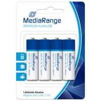 Батарейка MediaRange Premium Alkaline Micro AA|LR6|1.5V, уп 4