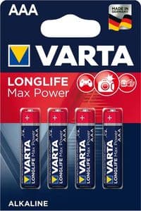 Батарейка Varta Longlife Max Power AAA/LR03 BL 4шт