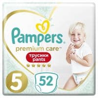 Підгузник Pampers Premium Care Pants Junior Розмір 5 (12-17 кг), 52 шт (8001090760036)