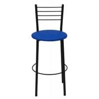 Барный стул ПРИМТЕКС ПЛЮС барный 1022 Hoker black S-5132 Blue (1022 HOKER black S-5132)