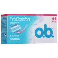 Тампони o.b. ProComfort з покриттям SilkTouch Mini 16 шт (3574660192063)