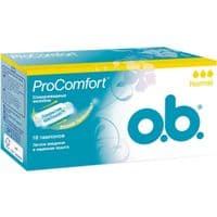 Тампони o.b. ProComfort з покриттям SilkTouch Normal 16 шт (3574660234282)