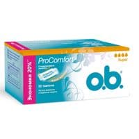 Тампони o.b. ProComfort з покриттям SilkTouch Super 32 шт (3574661047188)
