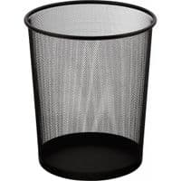 Кошик для паперів BUROMAX Wire mesh, black 15 л (BM.6270-01)