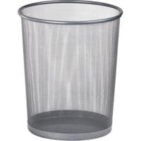 Кошик для паперів BUROMAX Wire mesh, silver 15 л (BM.6270-24)