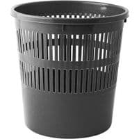 Кошик для паперів BUROMAX JOBMAX, 8л, пластиковий, чорний (BM.1920-01)