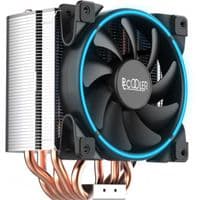 Кулер универсальный PcCooler Blue lighting, TDP 240 Вт, высота 152 мм, Hydraulic bearing