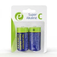 Батарейки щелочные EnerGenie LR14/Тип С (2 шт.), блистер (EG-BA-LR14-01)