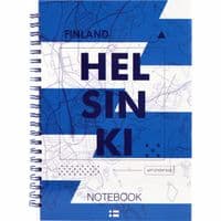Блокнот Axent на спирали твердая обкл., А5, 96л. Helsinki (8032-06-A)