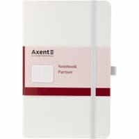 Блокнот Axent Partner, А5, 125х195 мм, 96л, кліт, білий (8201-21-A)