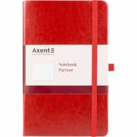 Блокнот Axent Partner Lux, 125х195, 96л, кл, красный (8202-06-A)