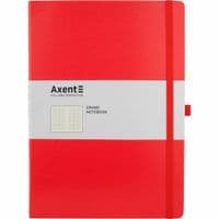 Блокнот Axent Partner Grand, 210х295, 100 л, кліт, червоний (8203-06-A)
