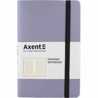 Блокнот Axent Partner Soft, 125х195, 96л, клет, серебристый (8206-34-A)