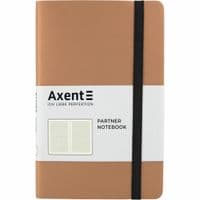 Блокнот Axent Partner Soft, 125х195, 96л, клет, золотой (8206-35-A)