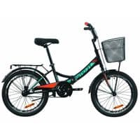 Велосипед Formula 24" SMART Vbr трещотка рама-15" St 2020 черно-оранжевый с би (OPS-FR-24-221)