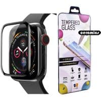 Защитное стекло Drobak для Apple Watch Series 6 44mm Black 3D (313123)