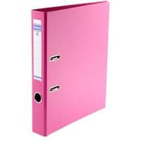 Папка - регистратор Donau А4, 2 rings, ширина50, PREMIUM pink (3955001PL-30)