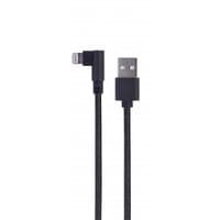 Кабель Cablexpert (CC-USB2-AMLML-0.2M), USB2.0 BM - Lightning, 0.2м, черный