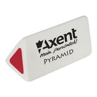 Ластик Axent soft Pyramid, біло-червоний (дисплей) (1187-А)
