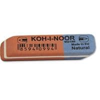 Ластик Koh-i-Noor комбінована гумка BlueStar, 6521/60 (6521060010KD)