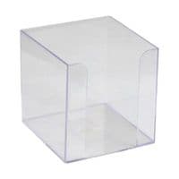 Підставка-куб для листів та паперів Delta by Axent 90x90x90 мм, clear (D4005-27)