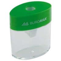 Точилка Buromax з контейнером, пластик (змішані кольори) (BM.4752)
