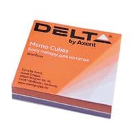 Бумага для заметок Delta by Axent "COLOR" 80Х80Х20мм, glued (D8022)