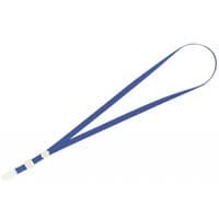 Шнурок для бейджу Buromax 460х10 мм Blue, 50шт (BM.5426-02)