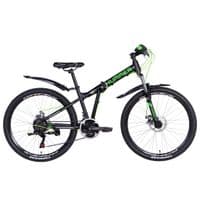 Велосипед Formula 26" HUMMER рама-15" 2021 Black/Green (OPS-FR-26-484)