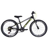 Велосипед Discovery 24" QUBE рама-11,5" 2021 Black/Orange (OPS-DIS-24-270)